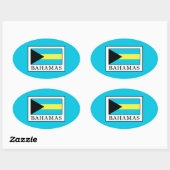 Bahamas Ovale Sticker (Vel)