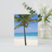 Bahamas Palm Tree Briefkaart (Staand voorkant)