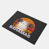Bahamas Palm Trees Summer Beach Deurmat (Schuin)
