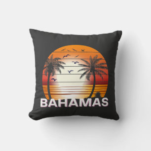 Bahamas Palm Trees Summer Beach Kussen