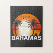 Bahamas  Palm Trees Summer Beach Legpuzzel (Verticaal)