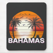 Bahamas  Palm Trees Summer Beach Muismat (Voorkant)