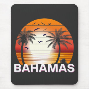 Bahamas Palm Trees Summer Beach Muismat
