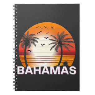 Bahamas  Palm Trees Summer Beach Notitieboek
