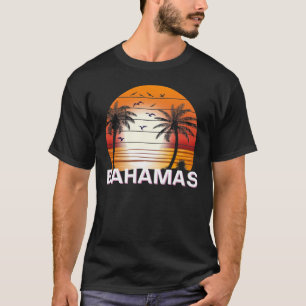 Bahamas Palm Trees Summer Beach T-shirt