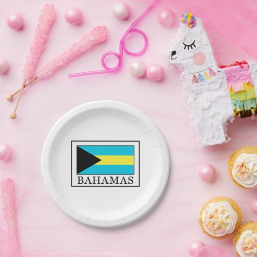 Bahamas Papieren Bordje (Feest)