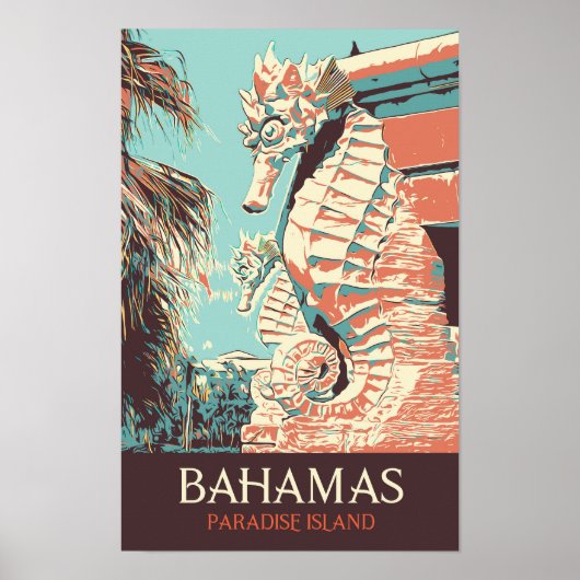 Bahamas Paradise Island, Atlantis sprawling resort Poster (Voorkant)