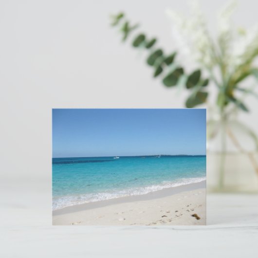 Bahamas Paradise Island Beach Briefkaart (Staand voorkant)