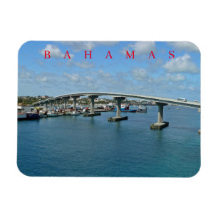 Bahamas Paradise Island Bridge uitzicht fridge mag Magneet