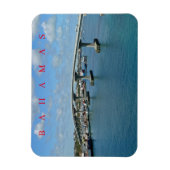 Bahamas Paradise Island Bridge uitzicht fridge mag Magneet (Verticaal)