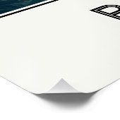 Bahamas, Paradisiaans strand en water Perfect Poster (Hoek)