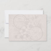 Bahamas Passport Wedding RSVP Kaartje (Achterkant)