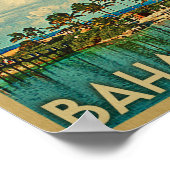 Bahamas Poster Vintage Travel Poster Beach (Hoek)