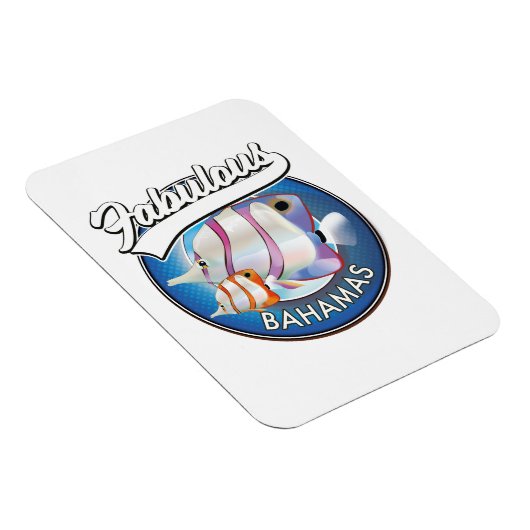 Bahamas prachtig logo  magneet (Rechterzijde)