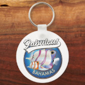 Bahamas prachtig logo sleutelhanger (Voorkant)