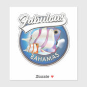 Bahamas prachtig logo  sticker (Vel)