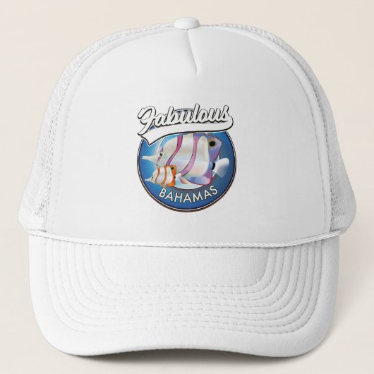Bahamas prachtig logo trucker pet (Voorkant)