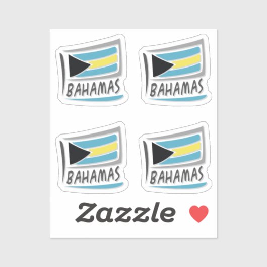 Bahama's Pride X Vlag Sticker (Vel)
