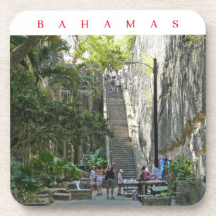 Bahamas Queen's Staircase uitzicht onderzetters