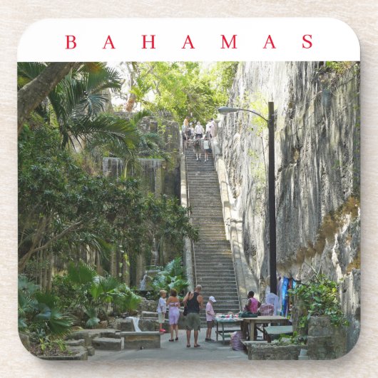 Bahamas Queen's Staircase uitzicht onderzetters (Voorkant)
