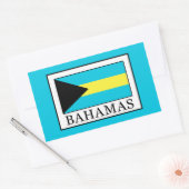 Bahamas Rechthoekige Sticker (Envelop)