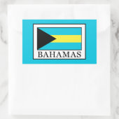 Bahamas Rechthoekige Sticker (Tas)