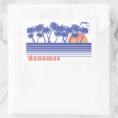 Bahamas Rechthoekige Sticker (Tas)