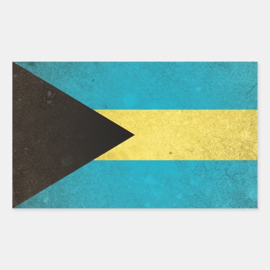 Bahamas Rechthoekige Sticker (Voorkant)