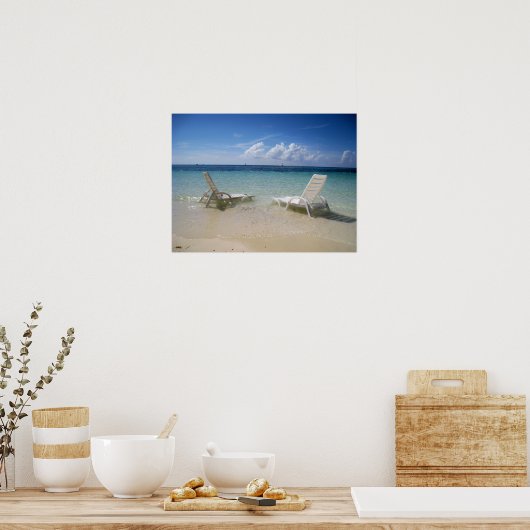 Bahamas Relaxation Poster (Keuken)