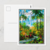 Bahama's, rijden door oerwoud, , reizen briefkaart (Voorkant / Achterkant)