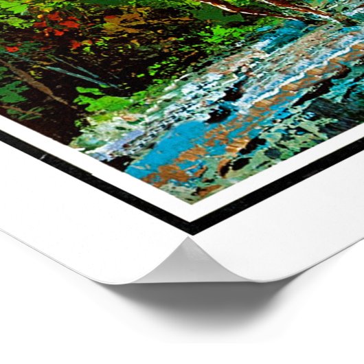 Bahama's, rijden door oerwoud, , reizen poster (Hoek)