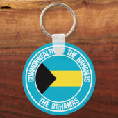 Bahama's Rond Embleem Sleutelhanger (Voorkant)