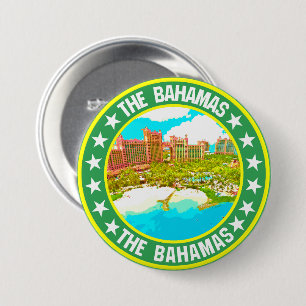 Bahamas Ronde Button 7,6 Cm