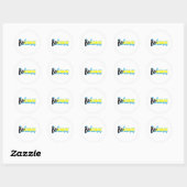 Bahamas Ronde Sticker (Vel)