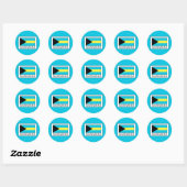 Bahamas Ronde Sticker (Vel)