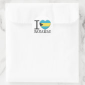 Bahamas Ronde Sticker (Tas)