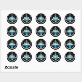Bahamas Ronde Sticker (Vel)