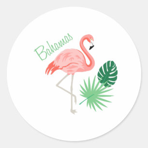Bahamas Ronde Sticker