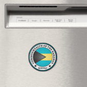Bahamas Round Emblem Magneet (Insitu (Vaatwasser))