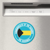 Bahamas Round Emblem Magneet (Insitu (Vaatwasser))