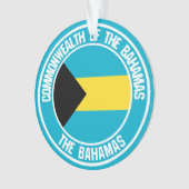 Bahamas Round Emblem Ornament (voorkant)