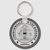 Bahamas Round Emblem Sleutelhanger (Voorkant)