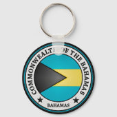 Bahamas Round Emblem Sleutelhanger (Voorkant)