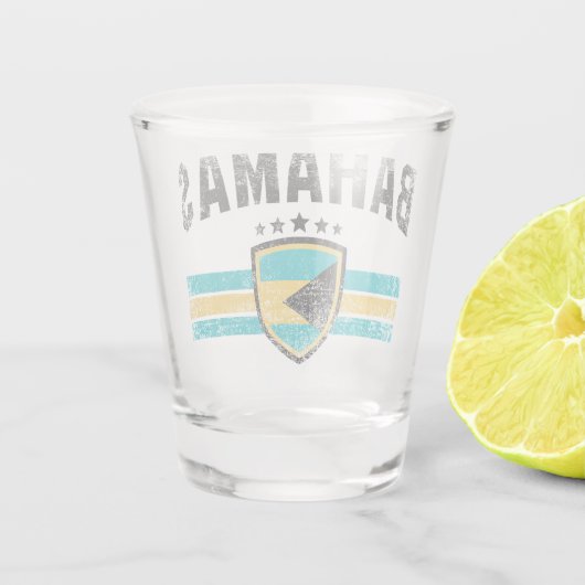 Bahamas Shot Glas (Achterkant)