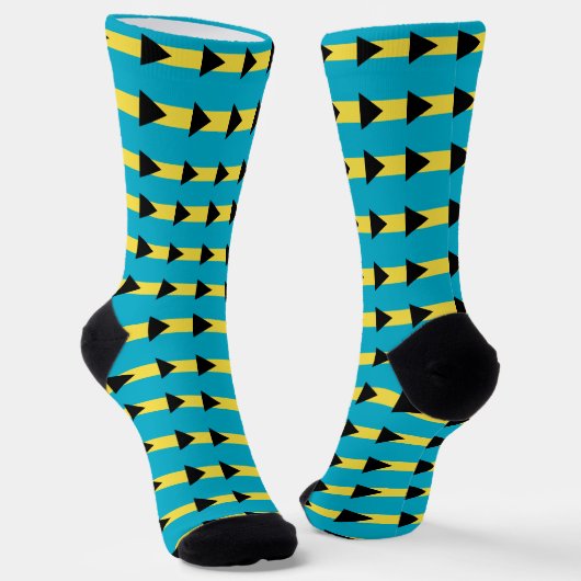 Bahamas Socks, patriottische Bahamas-mode Sokken (Gebogen)