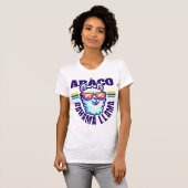 Bahamas Souvenir Gift: Abaco Bahamas Bahama Llama T-shirt (Voorkant volledig)