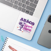 Bahamas Souvenir Gift: Abaco Bahamas Bahama Mama Sticker (Laptop met iPhone)