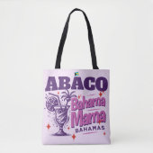 Bahamas Souvenir Gift: Abaco Bahamas Bahama Mama Tote Bag (Voorkant)
