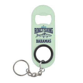 Bahamas Souvenir Gift: Abaco Bahamas Bonefishing Mini Flessenopener