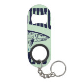 Bahamas Souvenir Gift: Abaco Bahamas Bonefishing Mini Flessenopener (Achterkant)